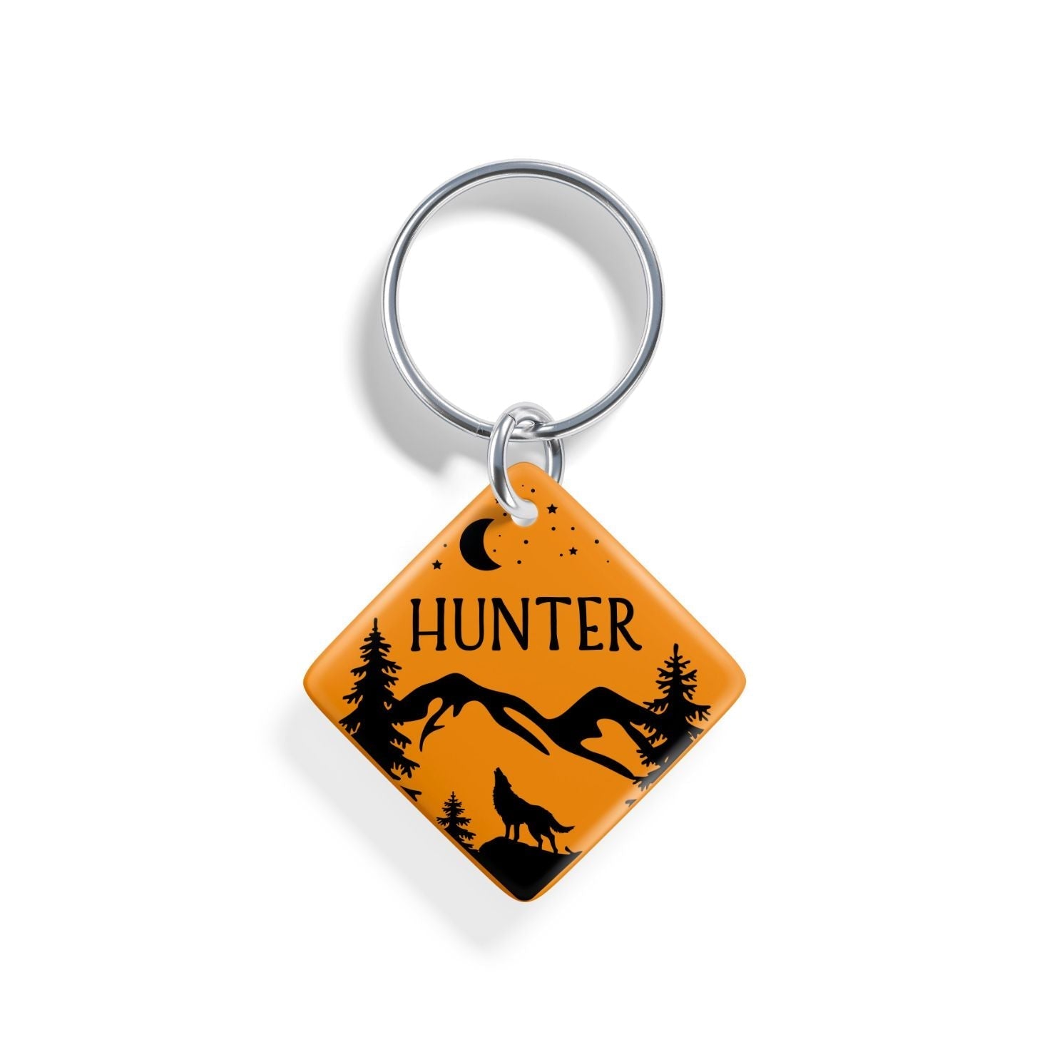 Lone Wolf | Pet ID Tag - Alpine Tails Pet Tags