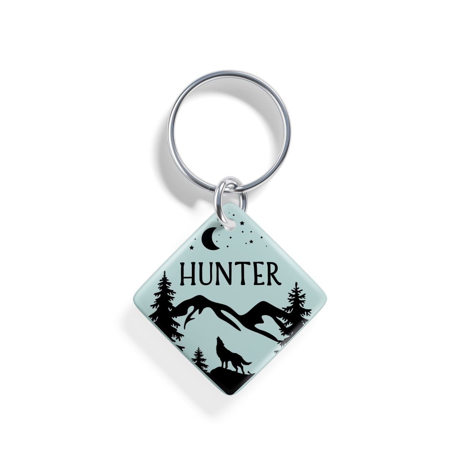 Lone Wolf | Pet ID Tag - Alpine Tails Pet Tags