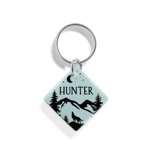 Lone Wolf | Pet ID Tag - Alpine Tails Pet Tags