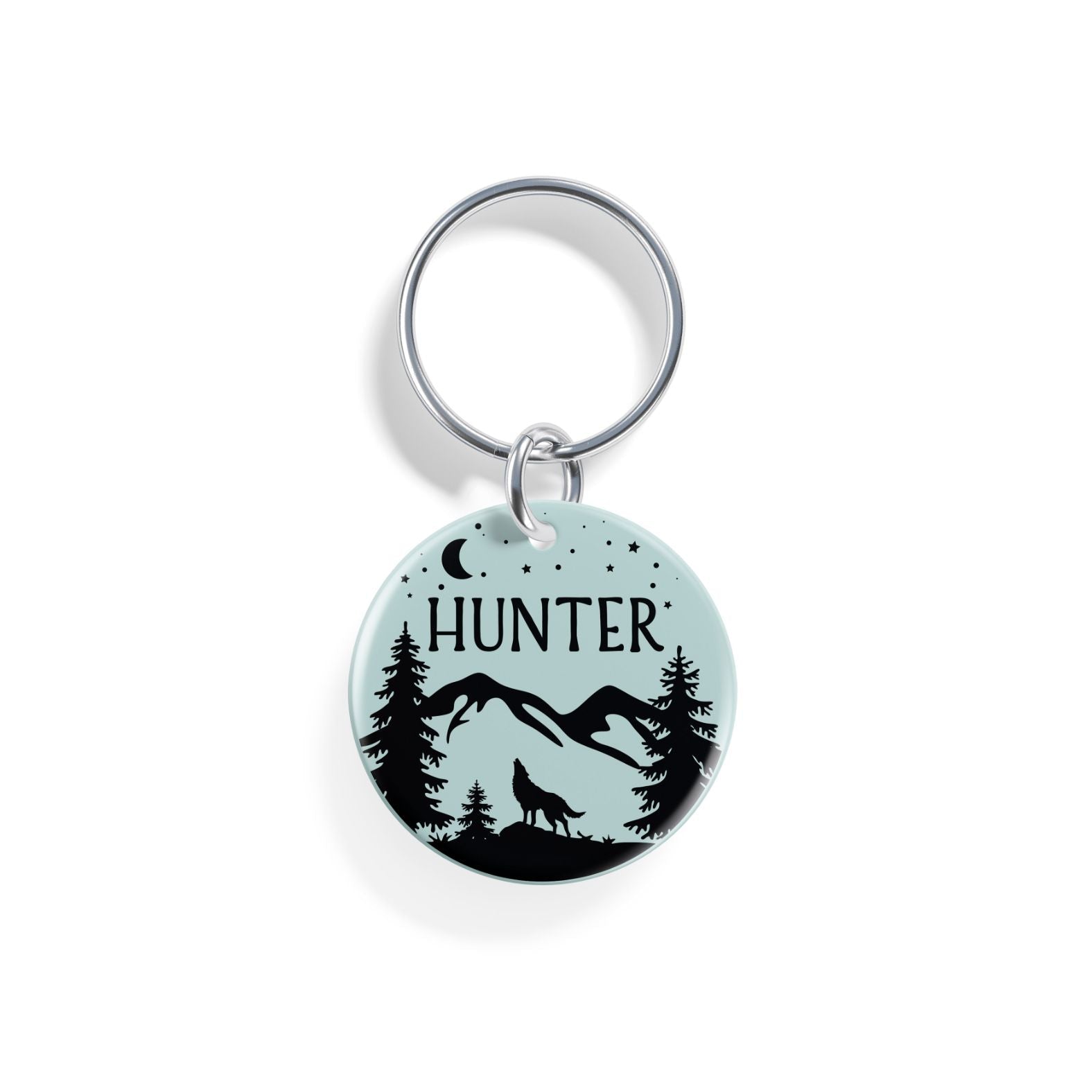 Lone Wolf | Pet ID Tag - Alpine Tails Pet Tags