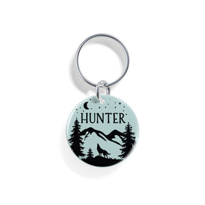 Lone Wolf | Pet ID Tag - Alpine Tails Pet Tags