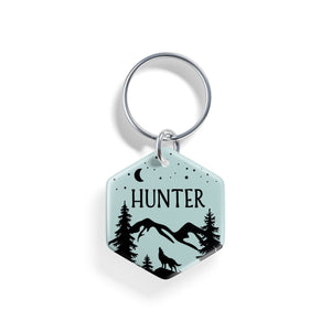 Lone Wolf | Pet ID Tag - Alpine Tails Pet Tags