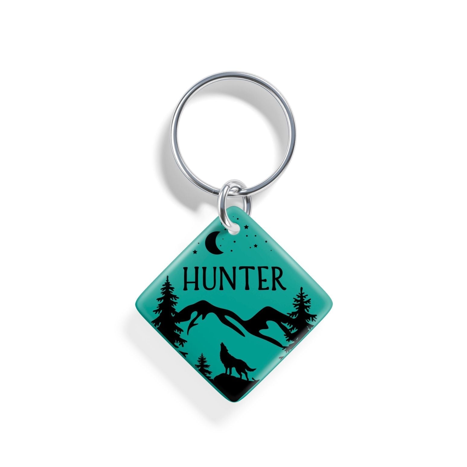 Lone Wolf | Pet ID Tag - Alpine Tails Pet Tags