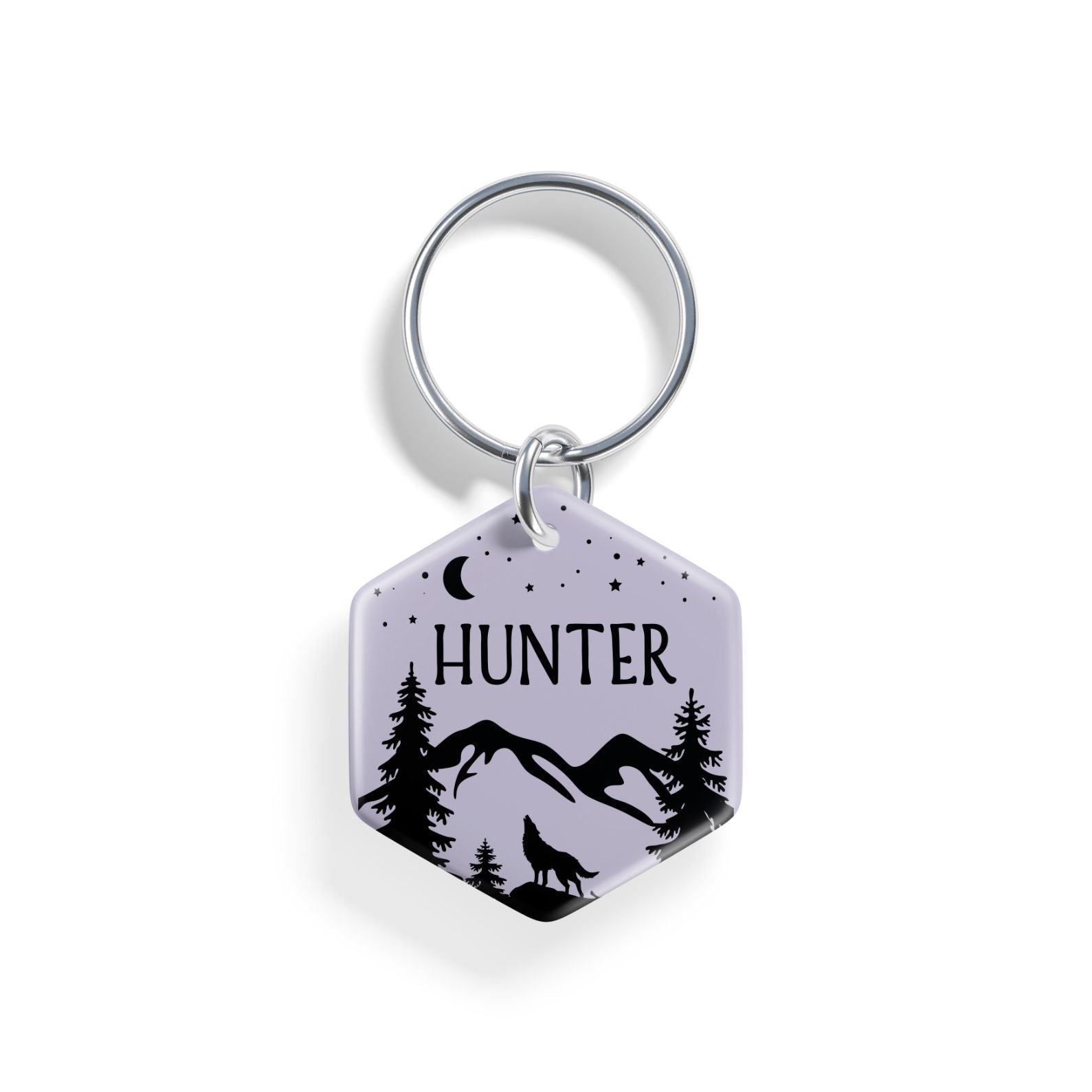 Lone Wolf | Pet ID Tag - Alpine Tails Pet Tags