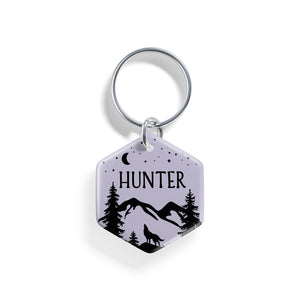 Lone Wolf | Pet ID Tag - Alpine Tails Pet Tags