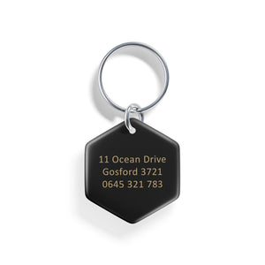 Nighttide | Pet ID Tag - Alpine Tails Pet Tags