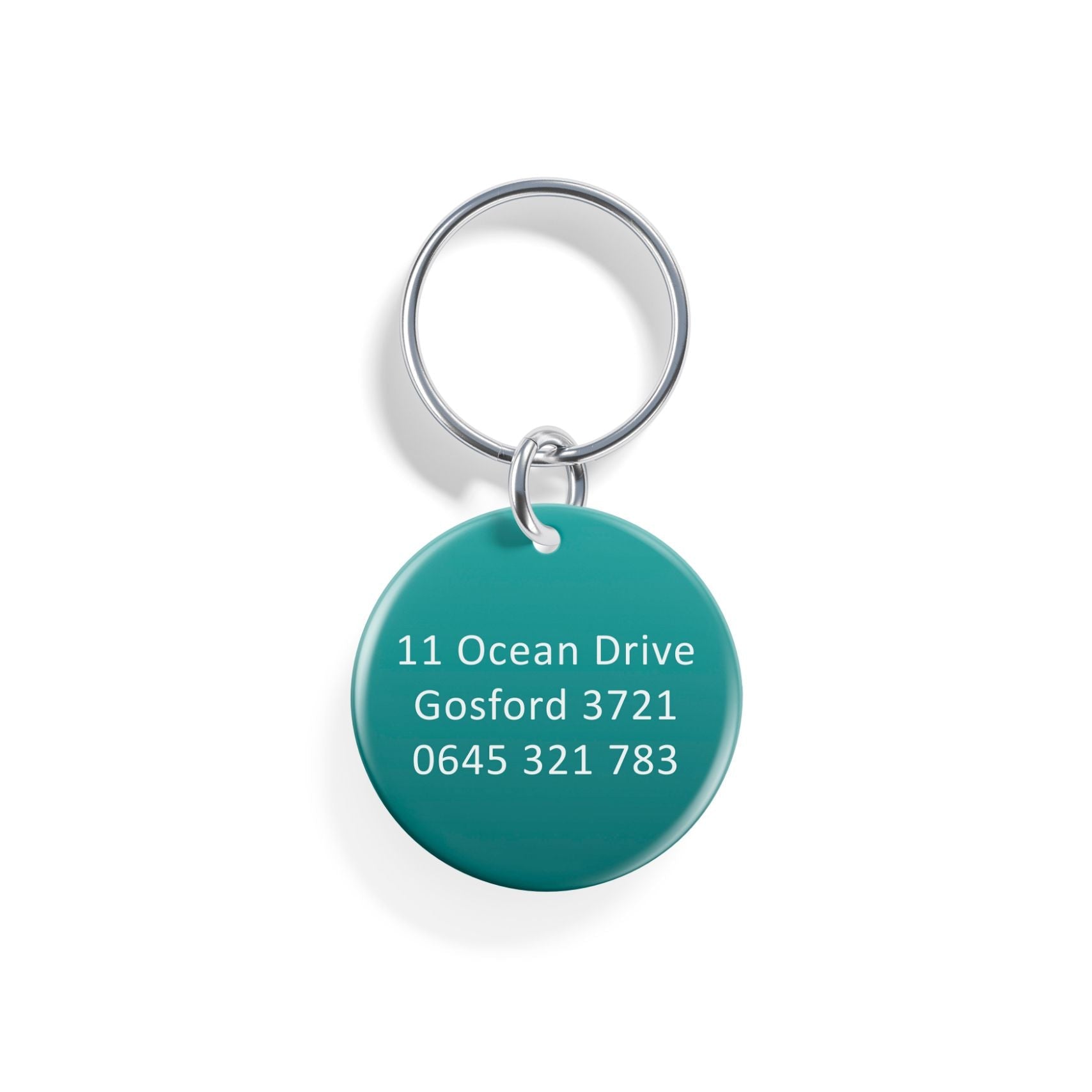 Teal Skies | Pet ID Tag - Alpine Tails Pet Tags