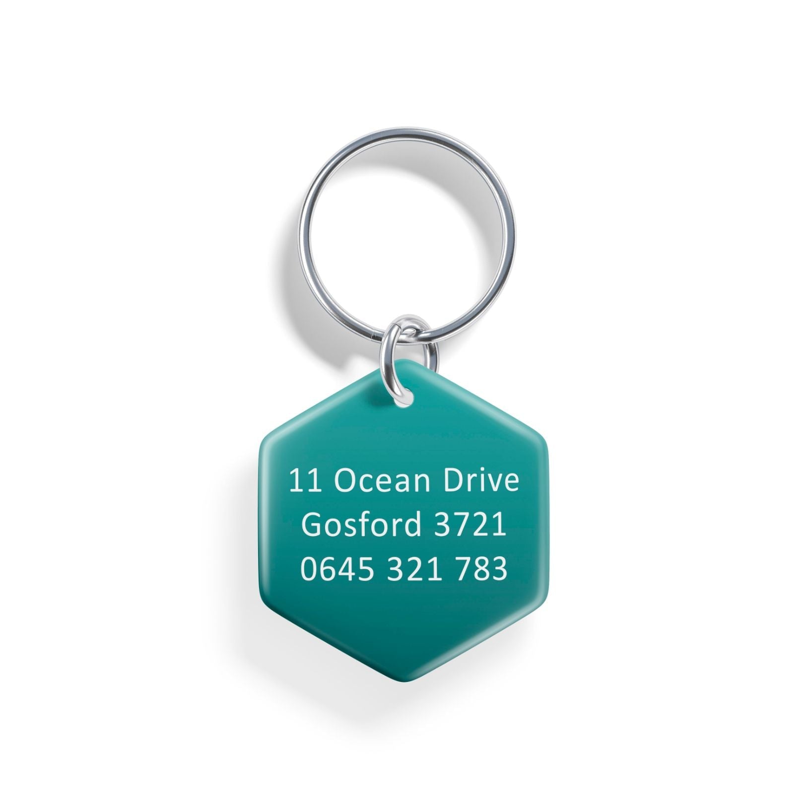 Teal Skies | Pet ID Tag - Alpine Tails Pet Tags