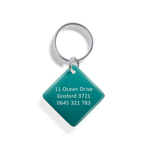 Teal Skies | Pet ID Tag - Alpine Tails Pet Tags
