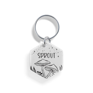 Toadstools | Pet ID Tag - Alpine Tails Pet Tags
