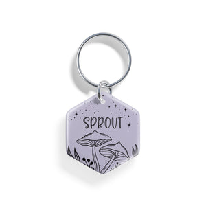 Toadstools | Pet ID Tag - Alpine Tails Pet Tags